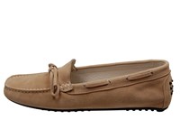 Mocassins Dames Car Shoes - beige in grote sizes